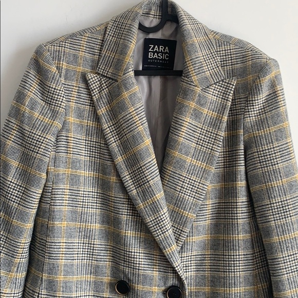 ZARA Checked wool coat - Picture 8 of 12
